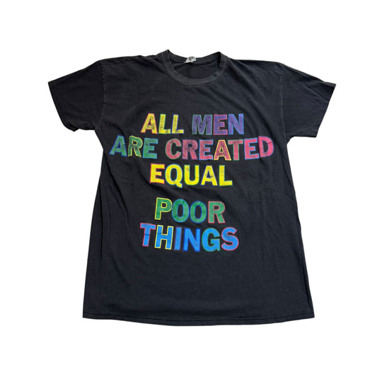 All Men Are Created Equal THRASHED T-Shirt (Long XL)