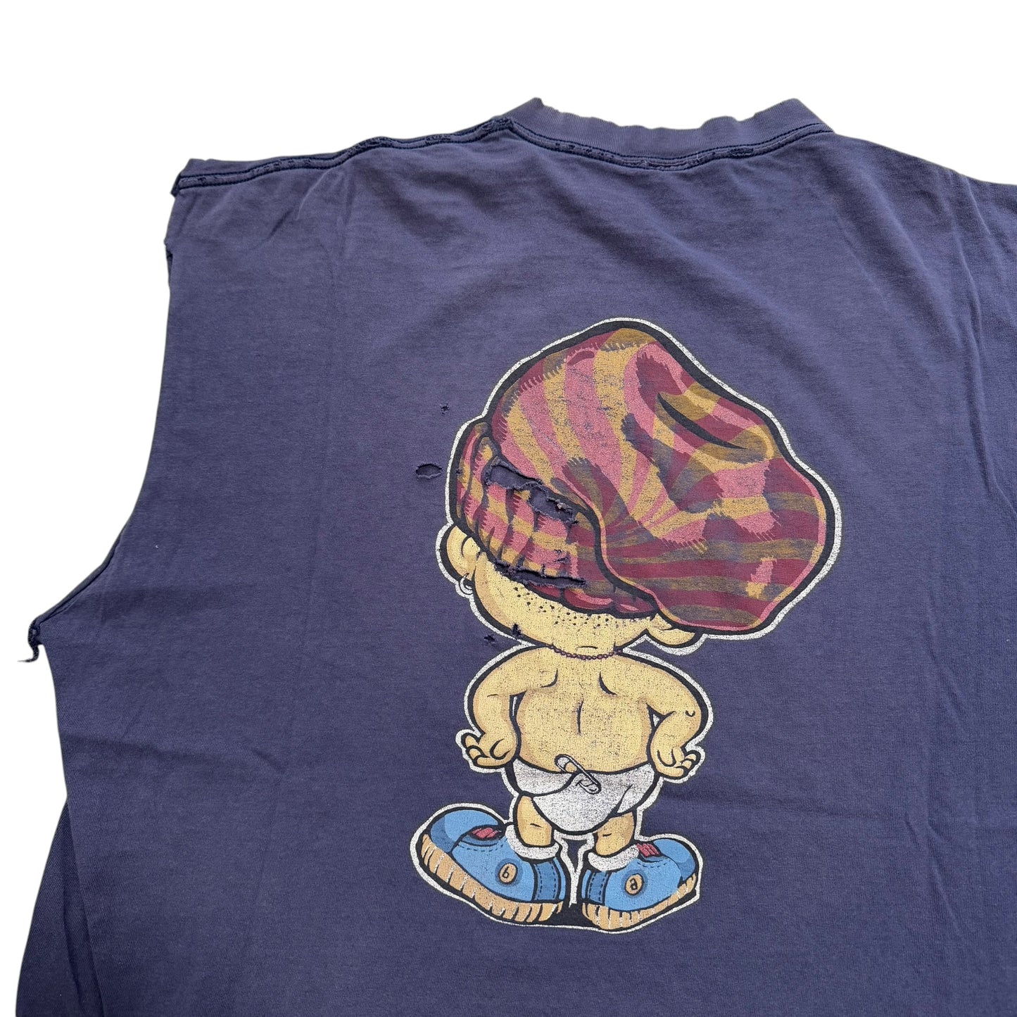 Mushroom Head Baby Thrashed T-Shirt