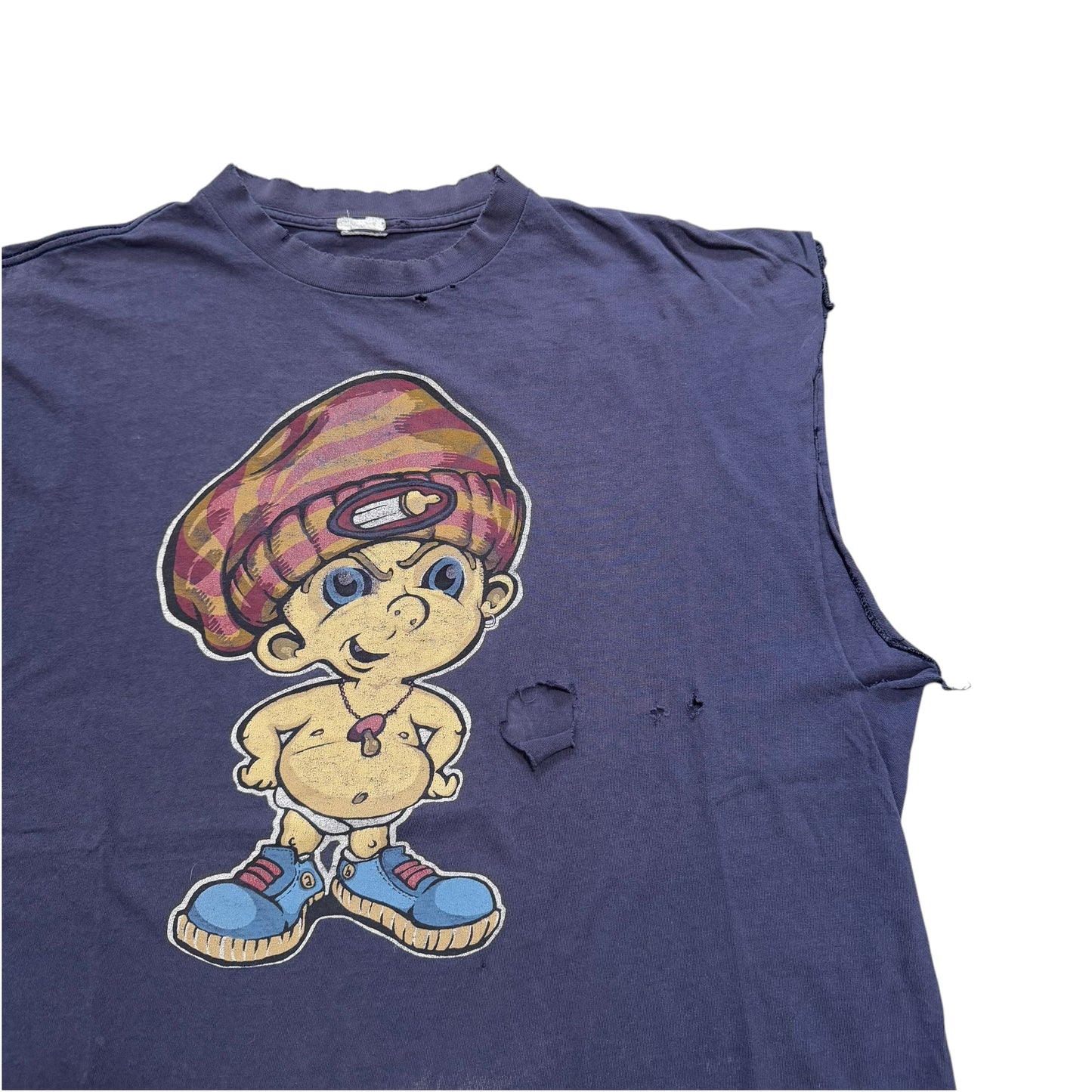 Mushroom Head Baby Thrashed T-Shirt