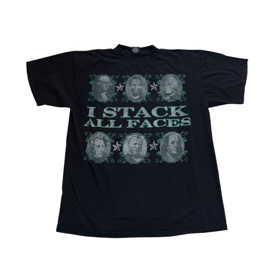 I Stack All Faces T-Shirt 2000s (XXXL)