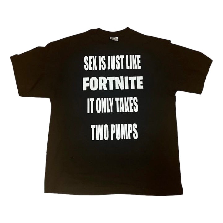 Sex Is Like Fortnite T-Shirt Black Version [FLIPHONE]